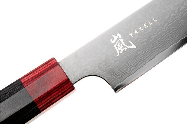 Afbeelding voor Yaxell Rei YL37439, 69-laags damaststaal, VG10, DLC coating, sujihiki, 23 cm