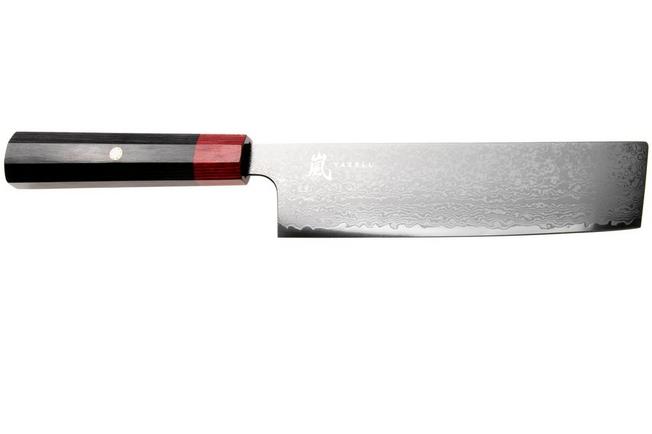 Afbeelding voor Yaxell Rei YL37444, 69-laags damaststaal, VG10, DLC coating, nakiri, 16.5 cm