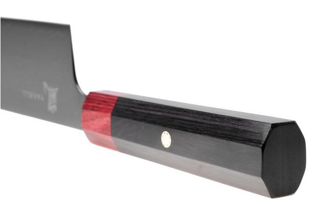 Afbeelding voor Yaxell Rei YL37444, 69-laags damaststaal, VG10, DLC coating, nakiri, 16.5 cm