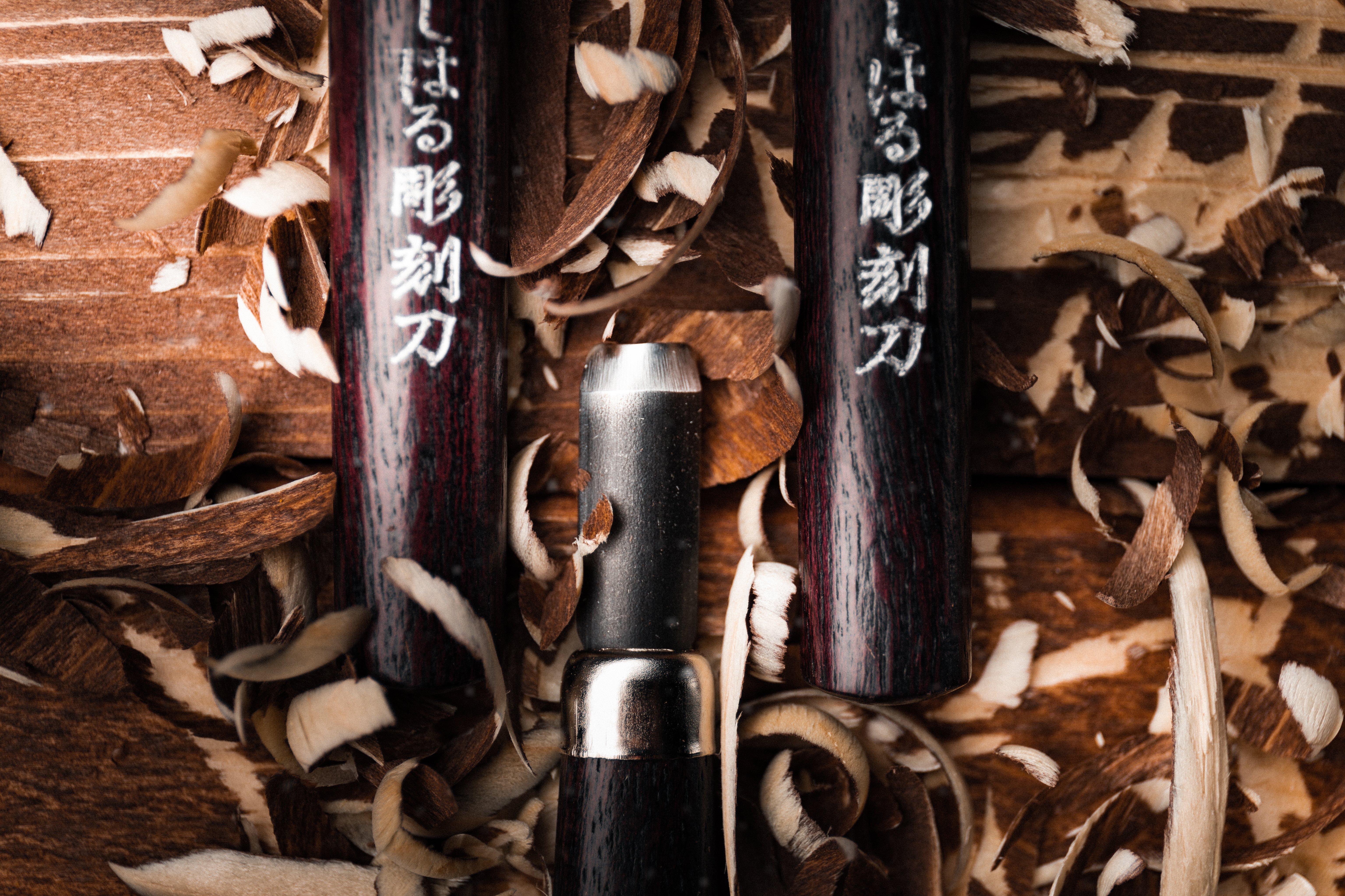 couteau à sculpter le bois Yoshiharu