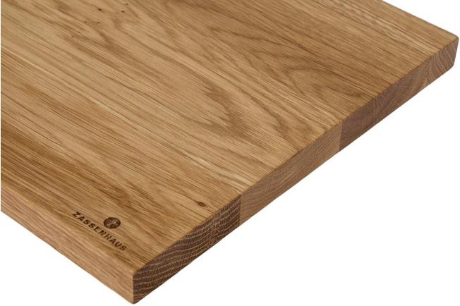 Zassenhaus tabla de cortar madera de roble 36x23x2