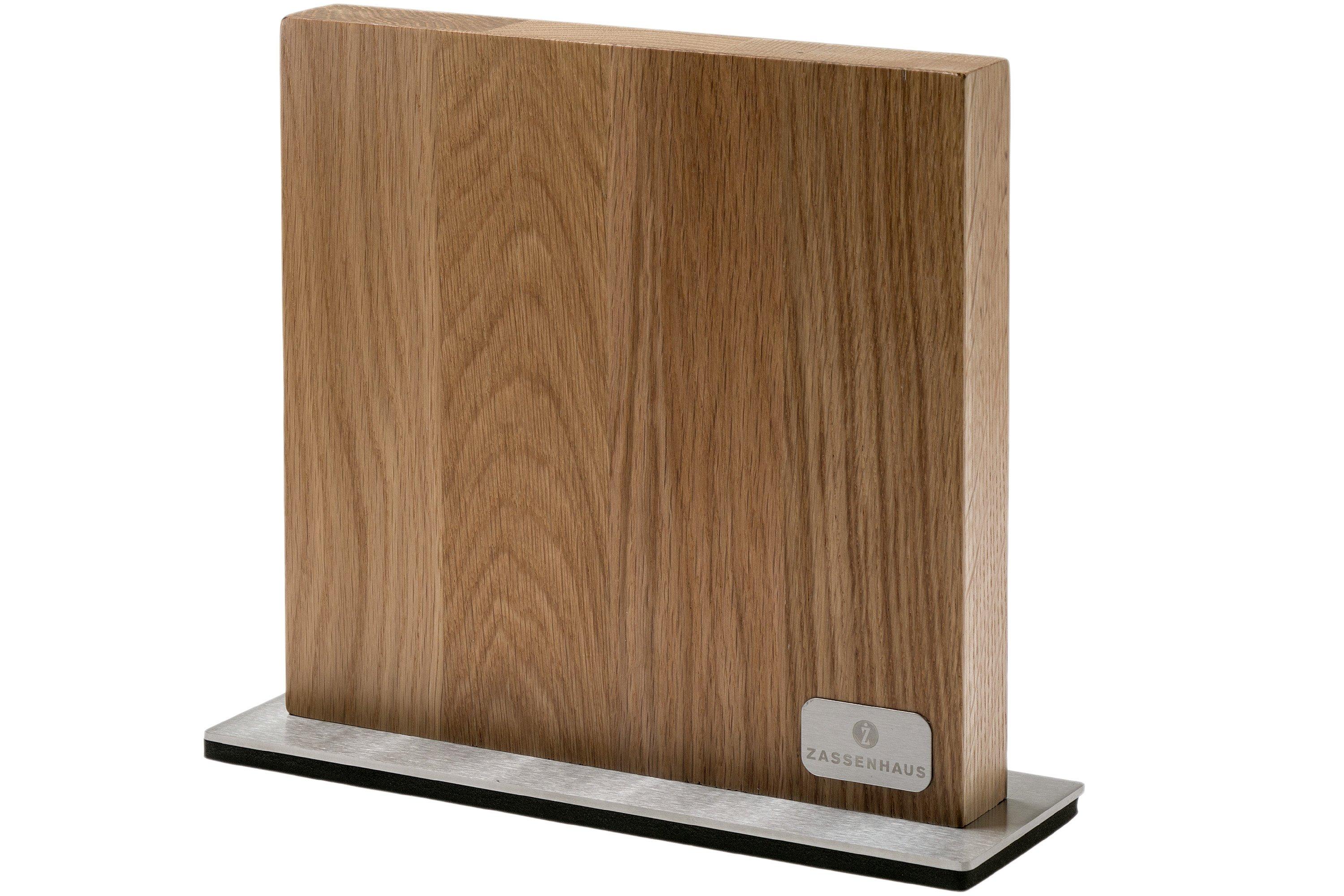 Zassenhaus knife block oak wood Advantageously shopping at