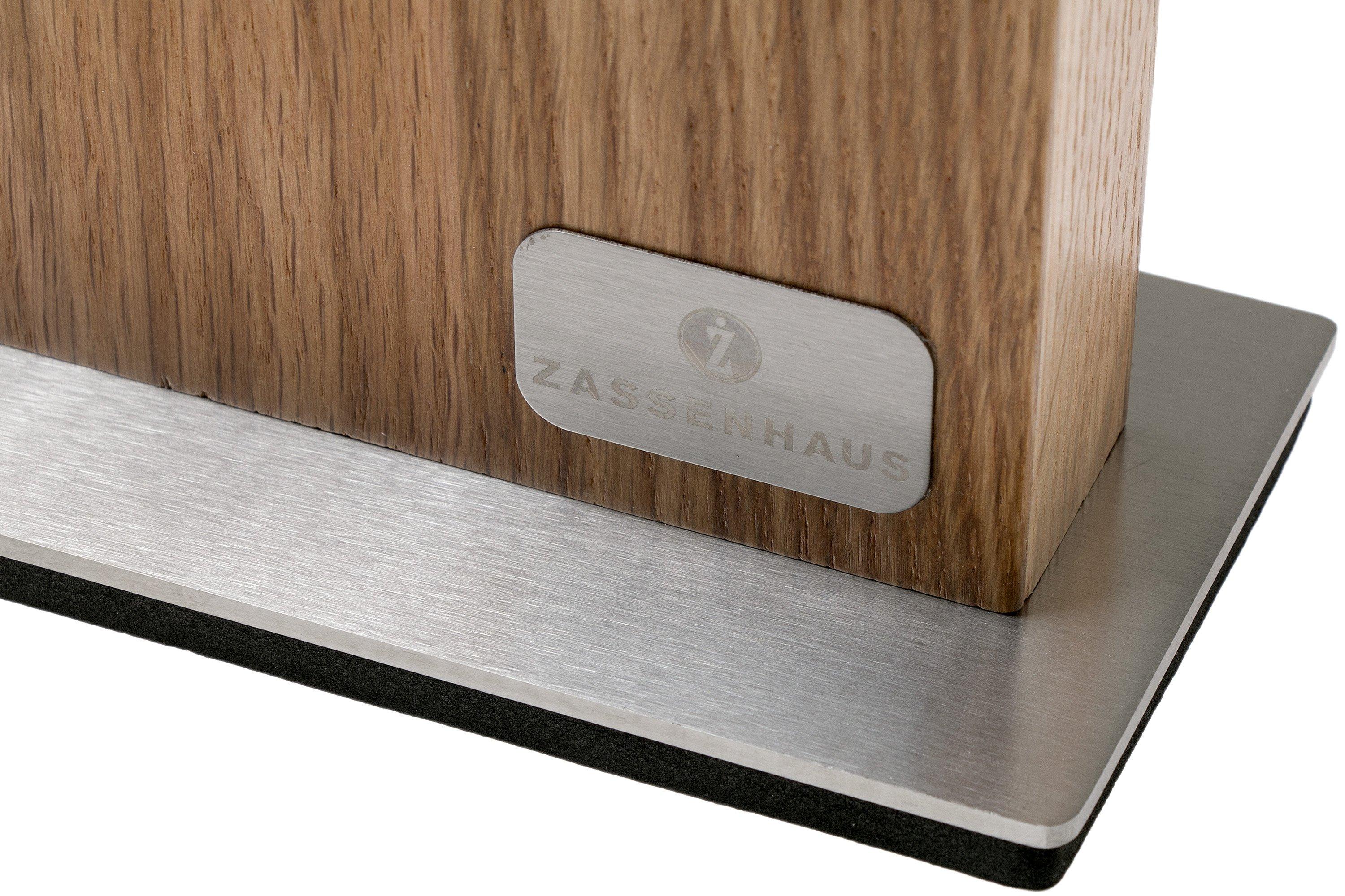Zassenhaus knife block oak wood Advantageously shopping at