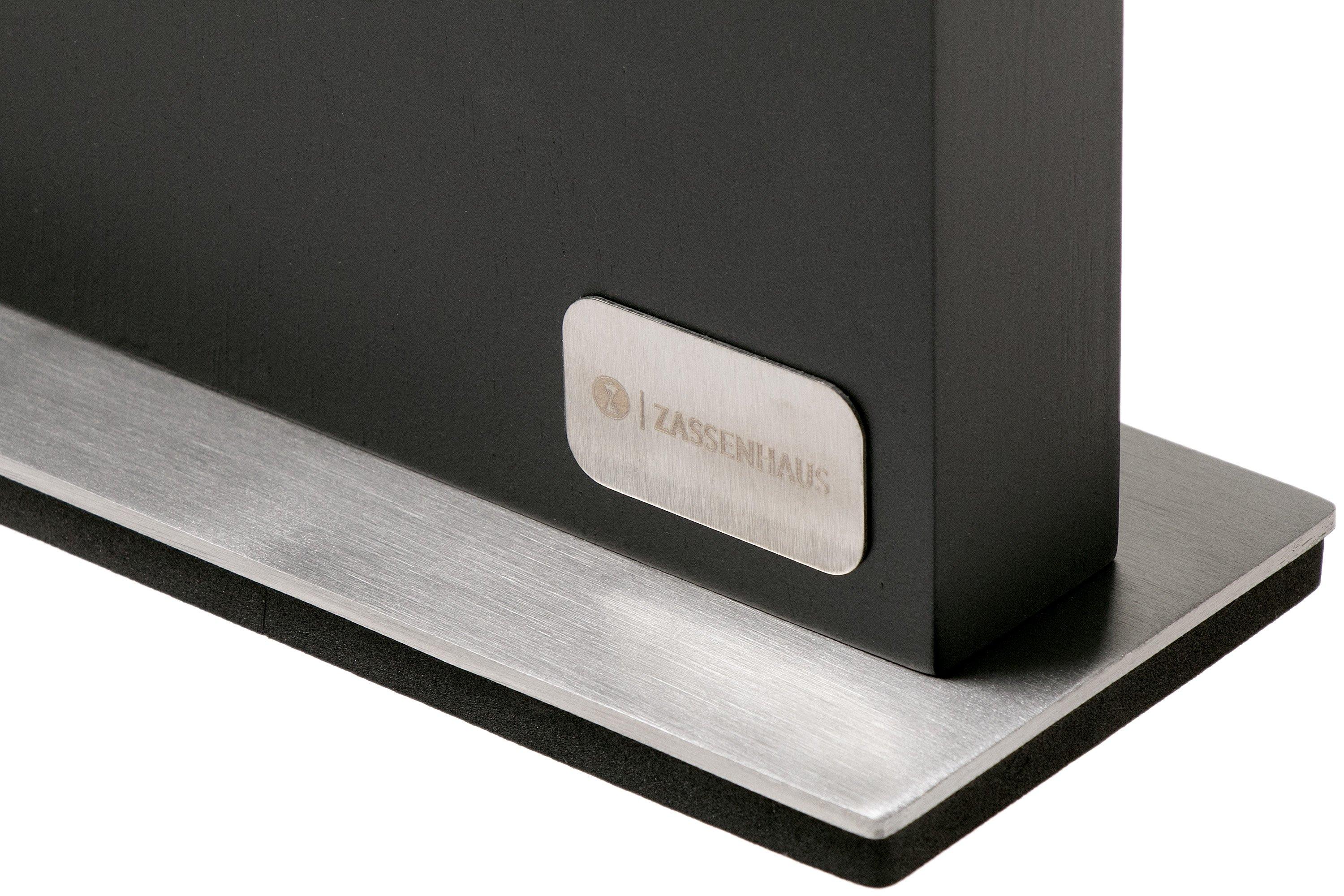 Zassenhaus 078145 knife block black Advantageously shopping