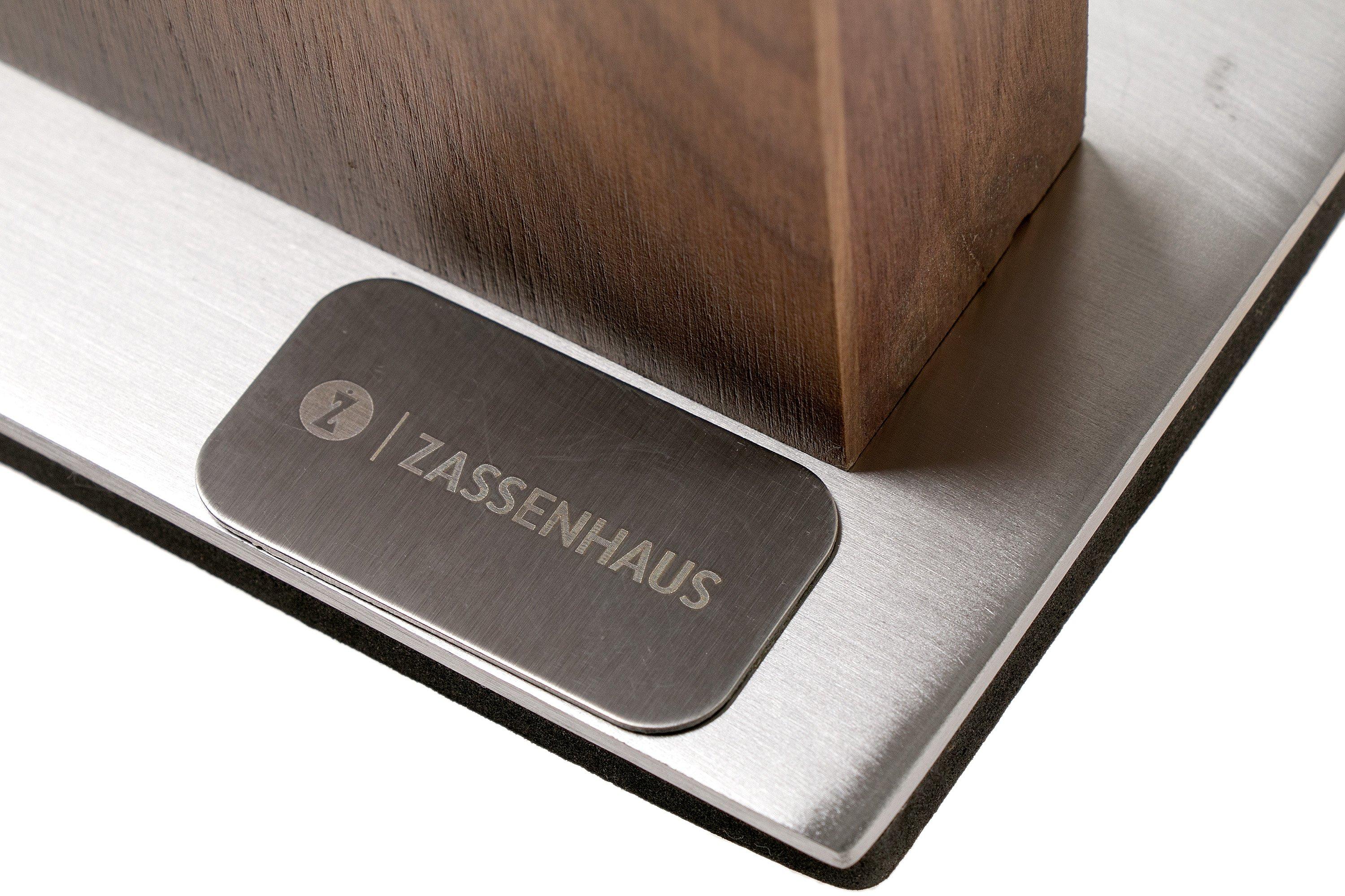 Zassenhaus 078152 knife block walnut wood Advantageously
