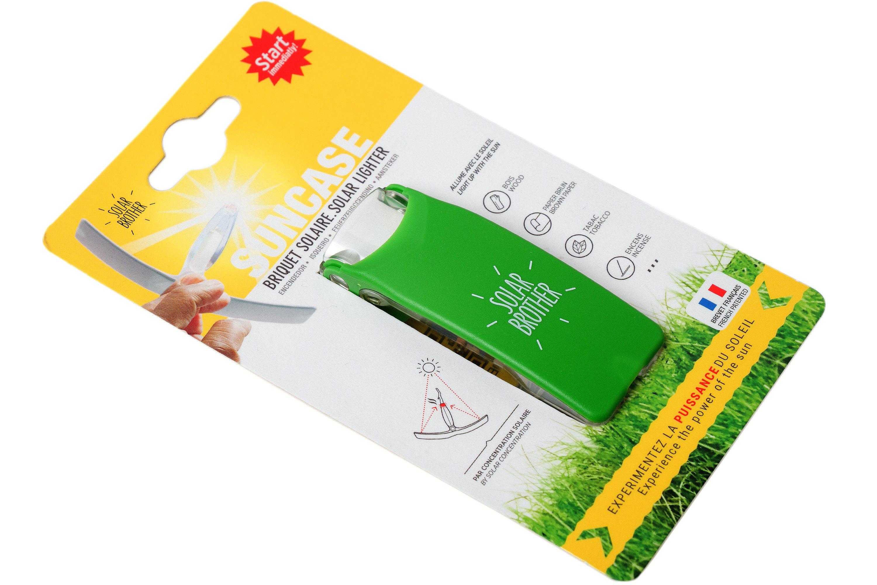 Solar Brother Suncase encendedor de energía solar, verde | Compras con ...