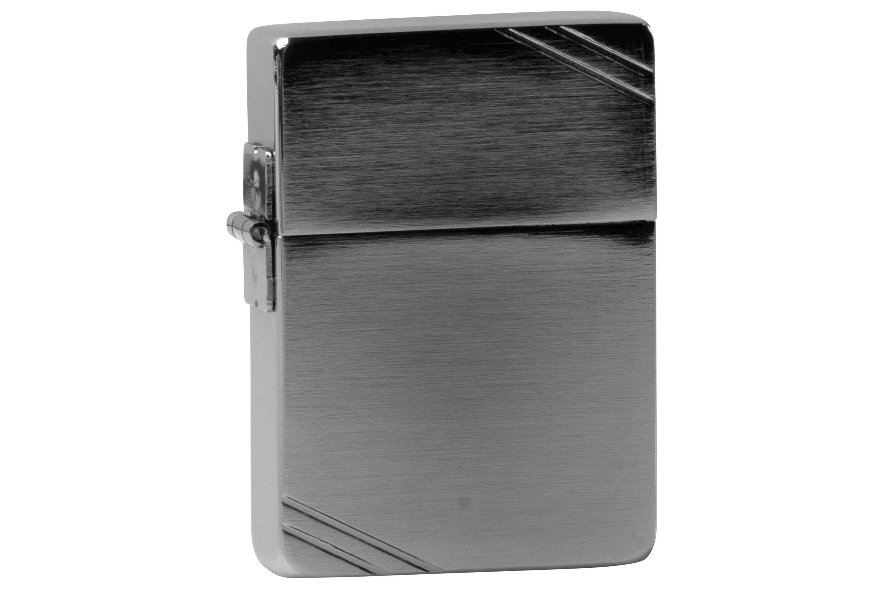 Zippo 1935 Replica with slashes 60001577 silver, lighter