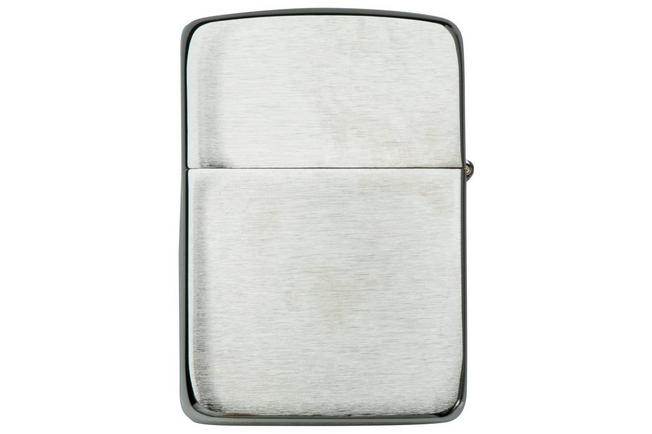 Buy Zippo 1935 Replica Brushed Chrome without Slashes Pocket