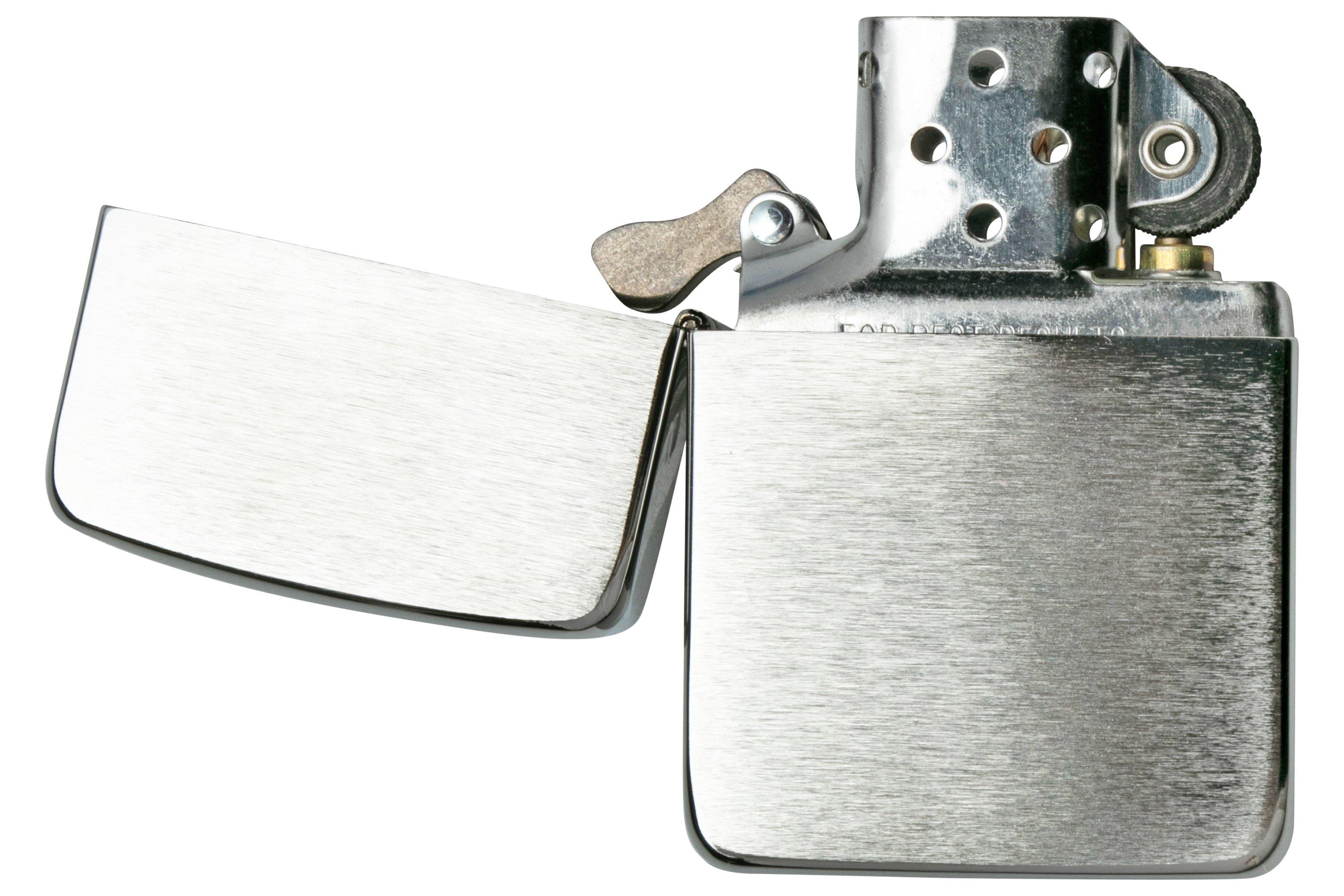 Zippo 1941 Replica Chrome Brush 60000665 silver, lighter ...