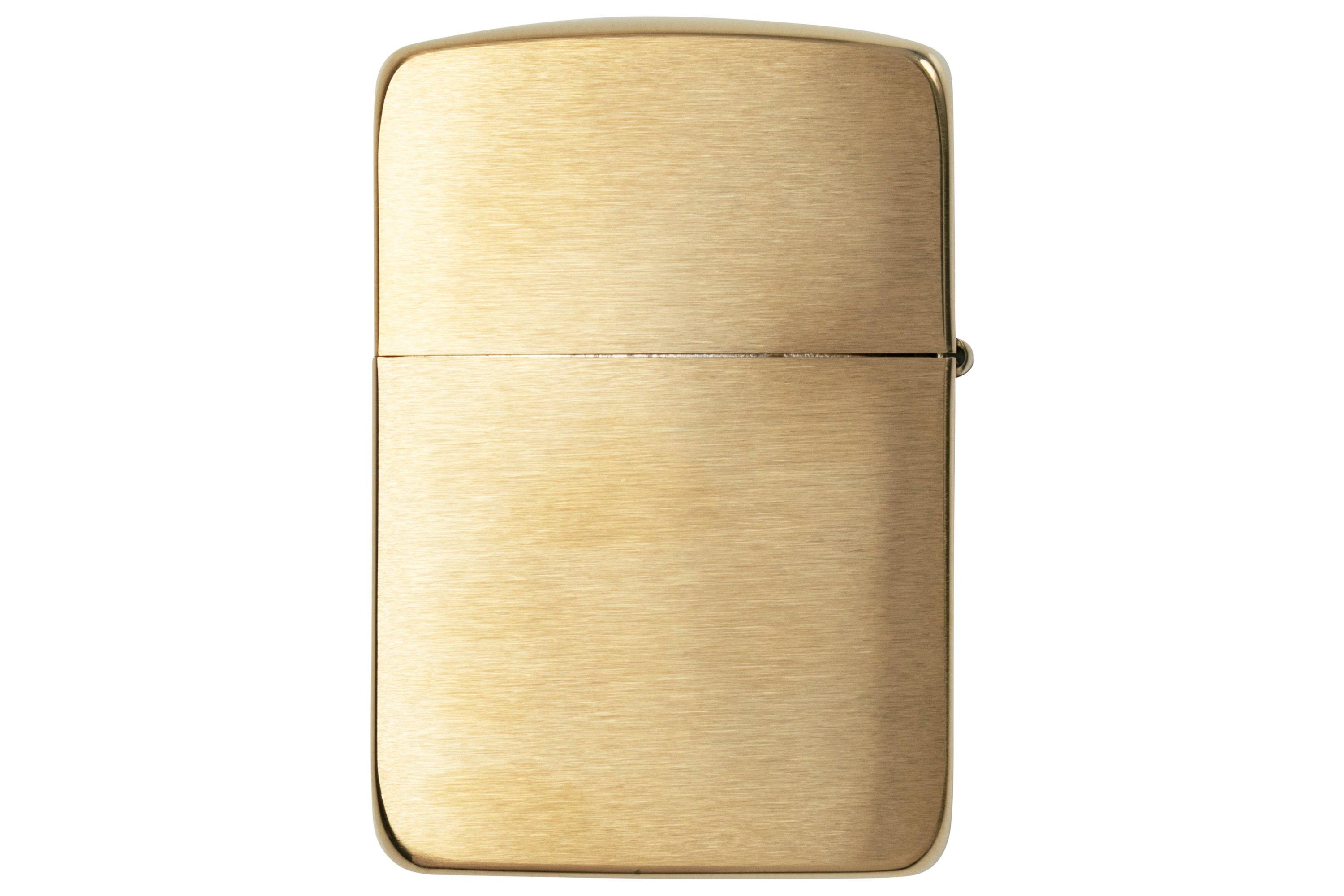 Zippo 1941 Replica Brass Brush 60001170 gold, lighter 