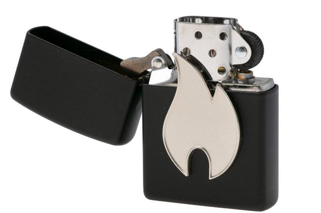 Afbeelding voor Zippo BIG Flame Silver Emblem 2008154, aansteker