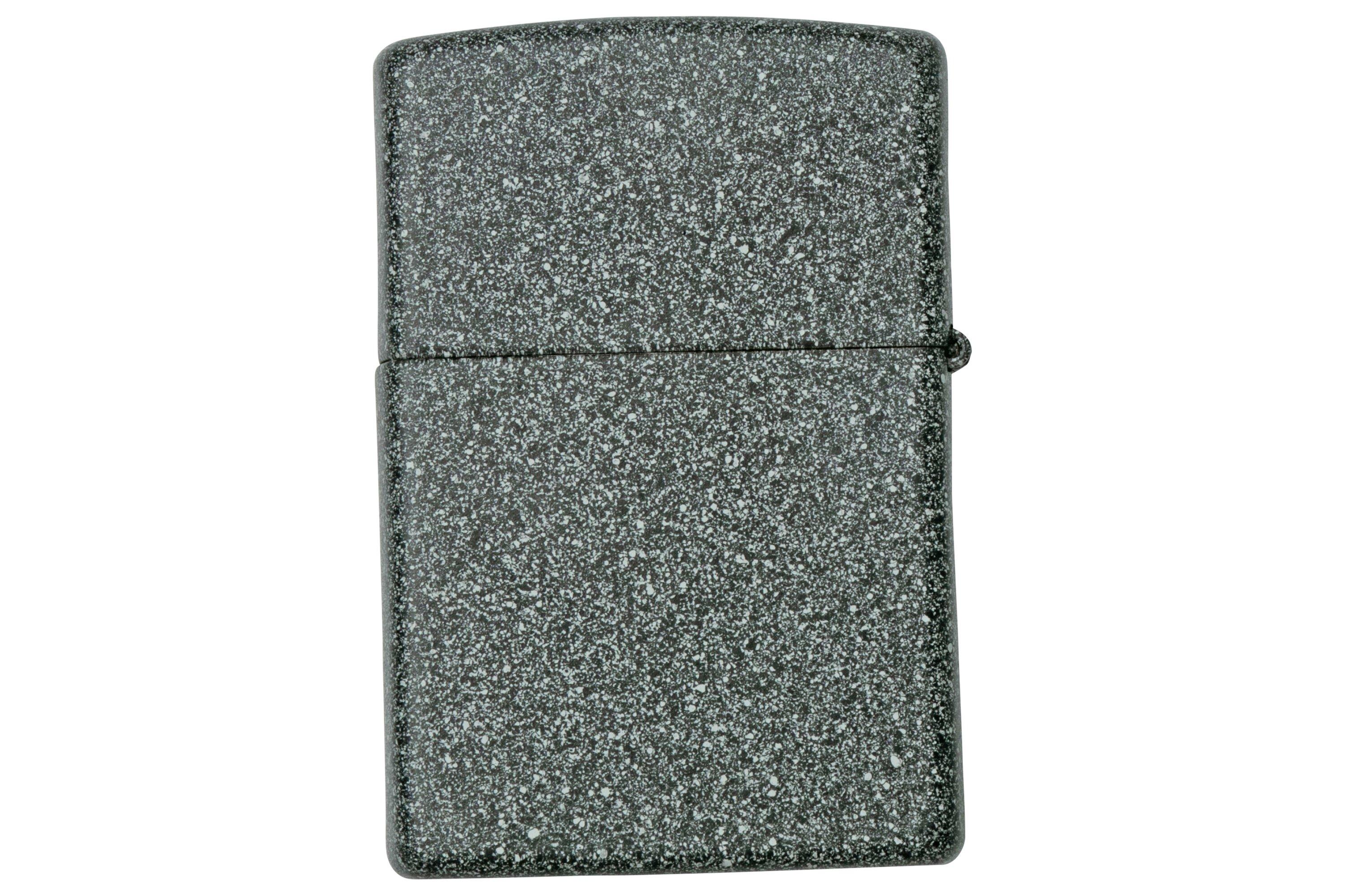 Zippo Iron Stone 60001272 black white, lighter Advantageously