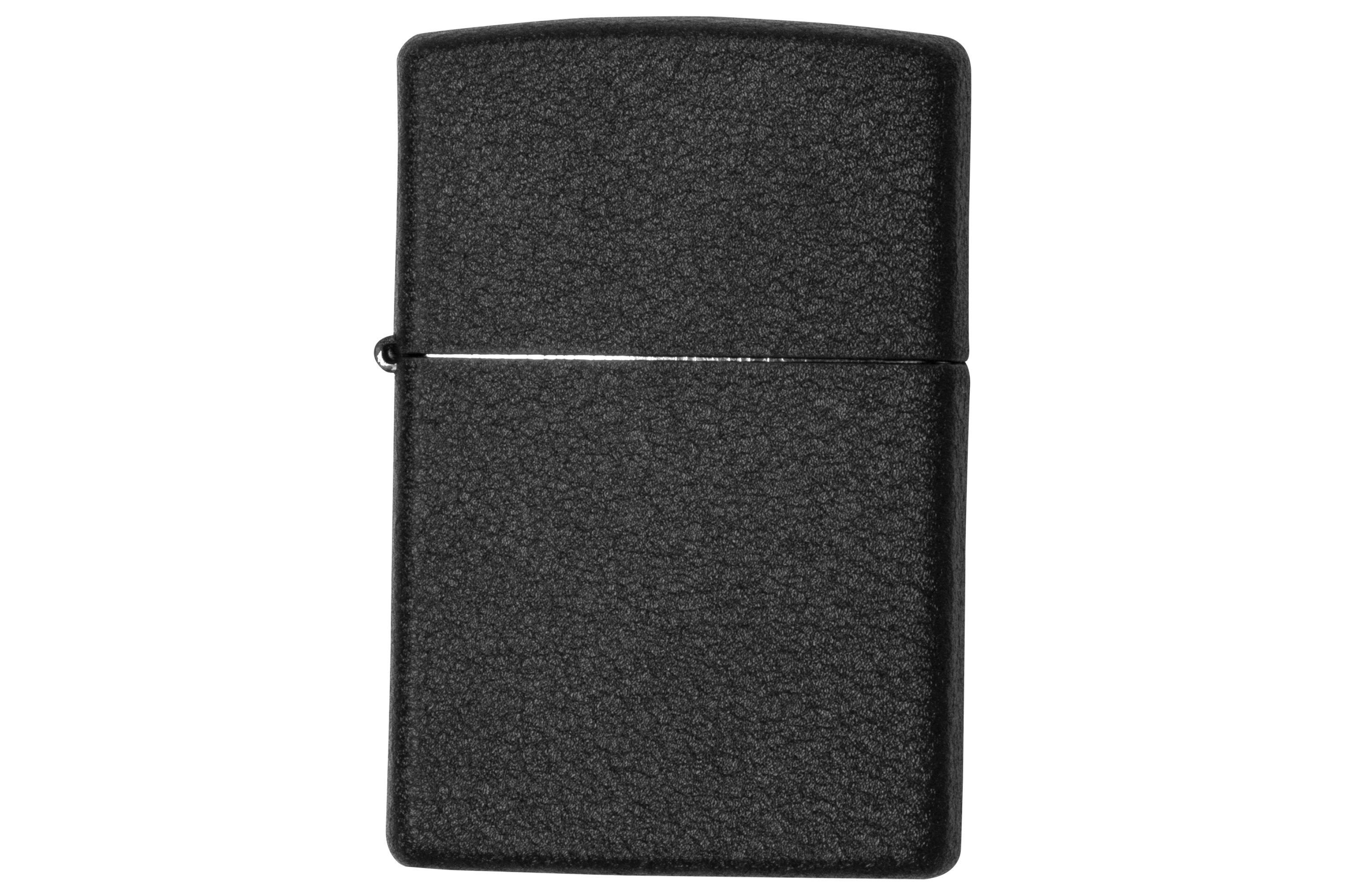 Allume bougie noir mat zippo 16 cm - Conforama