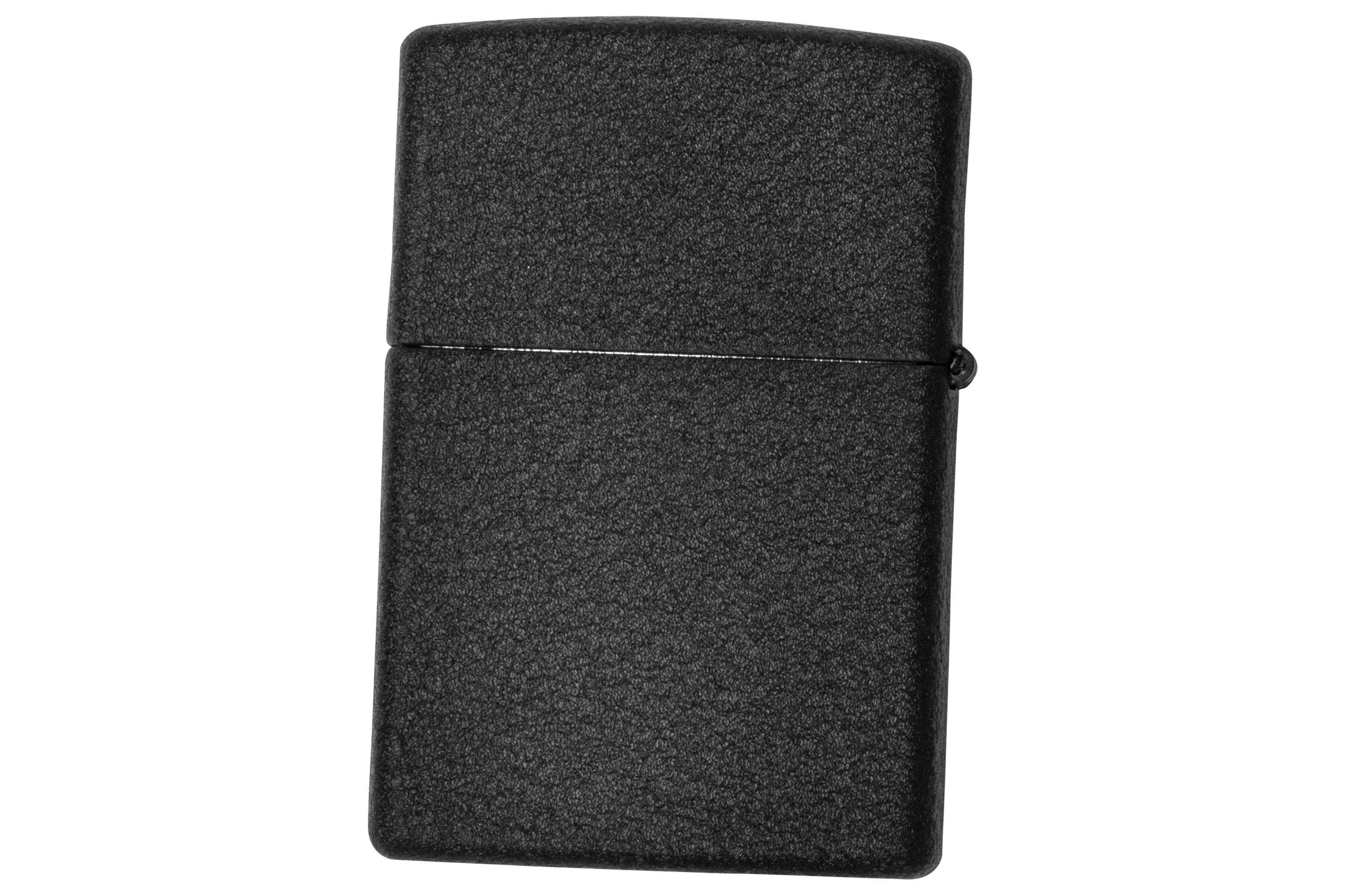 Zippo Black Crackle 60001196, lighter | Advantageously shopping at ...