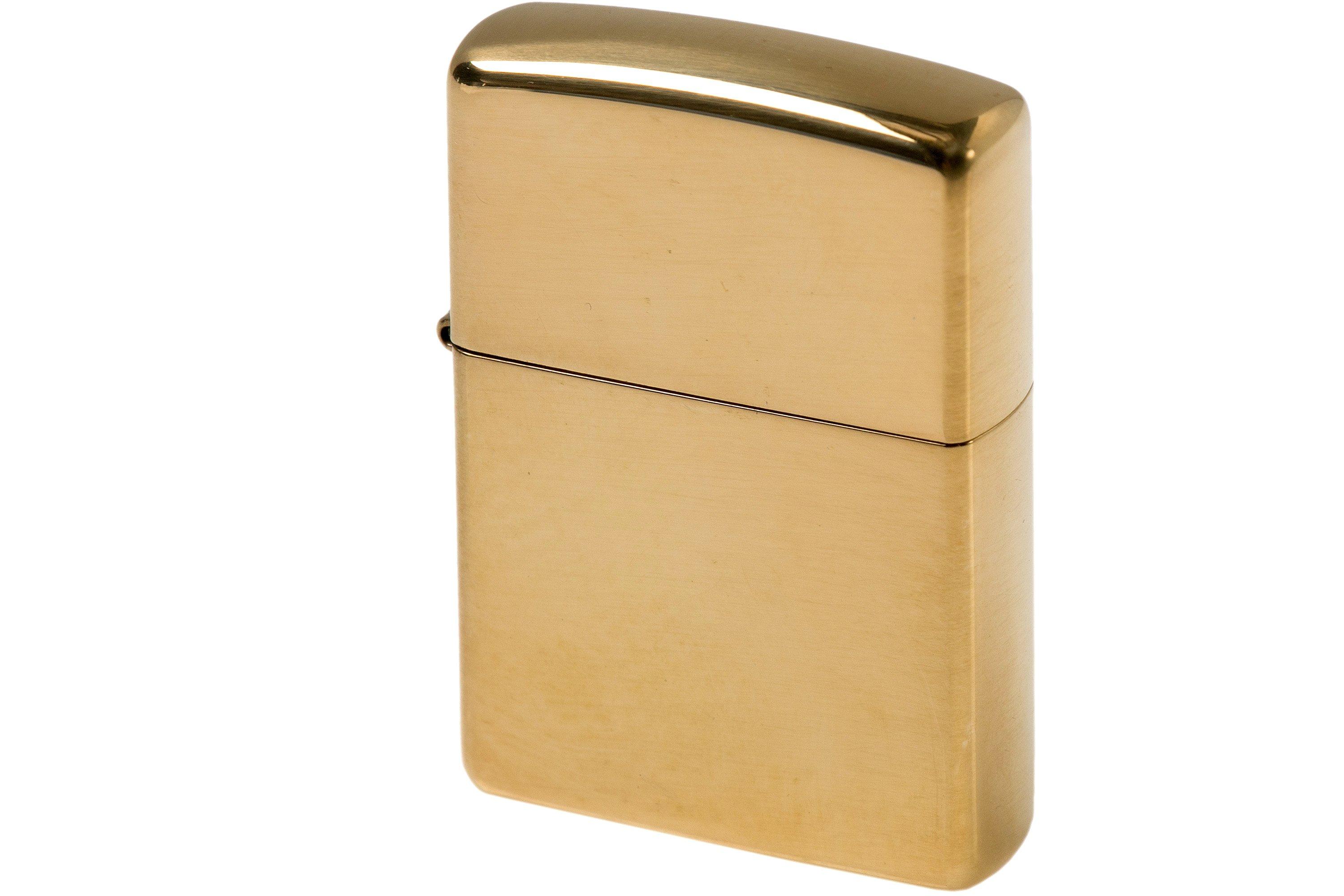 Zippo Accendino in ottone, design individuale, misura originale