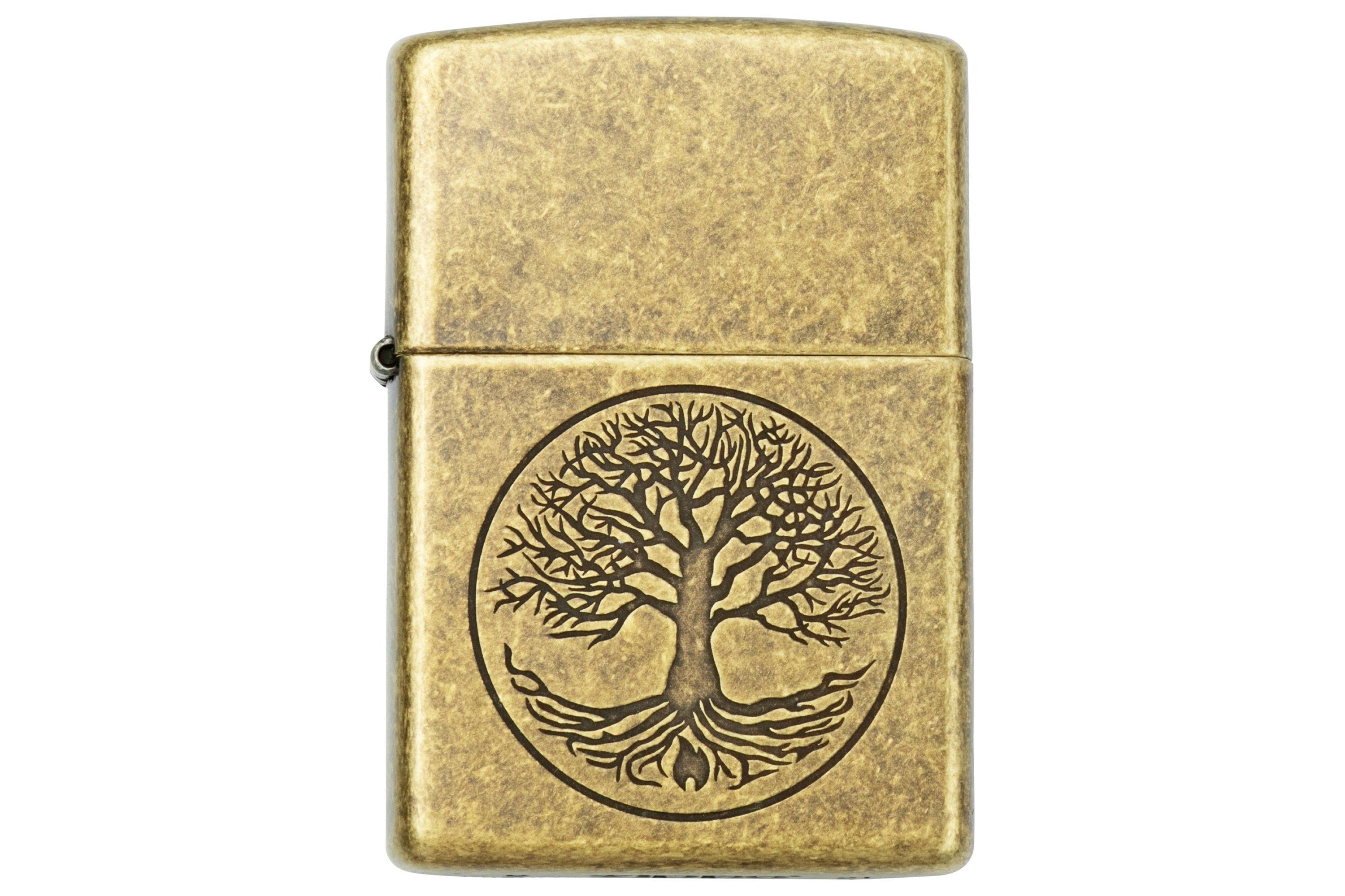 ZIPPO ACCENDINO A BENZINA RICARICABILE – 49839 RUSTIC BRONZE – Mauceri Shop