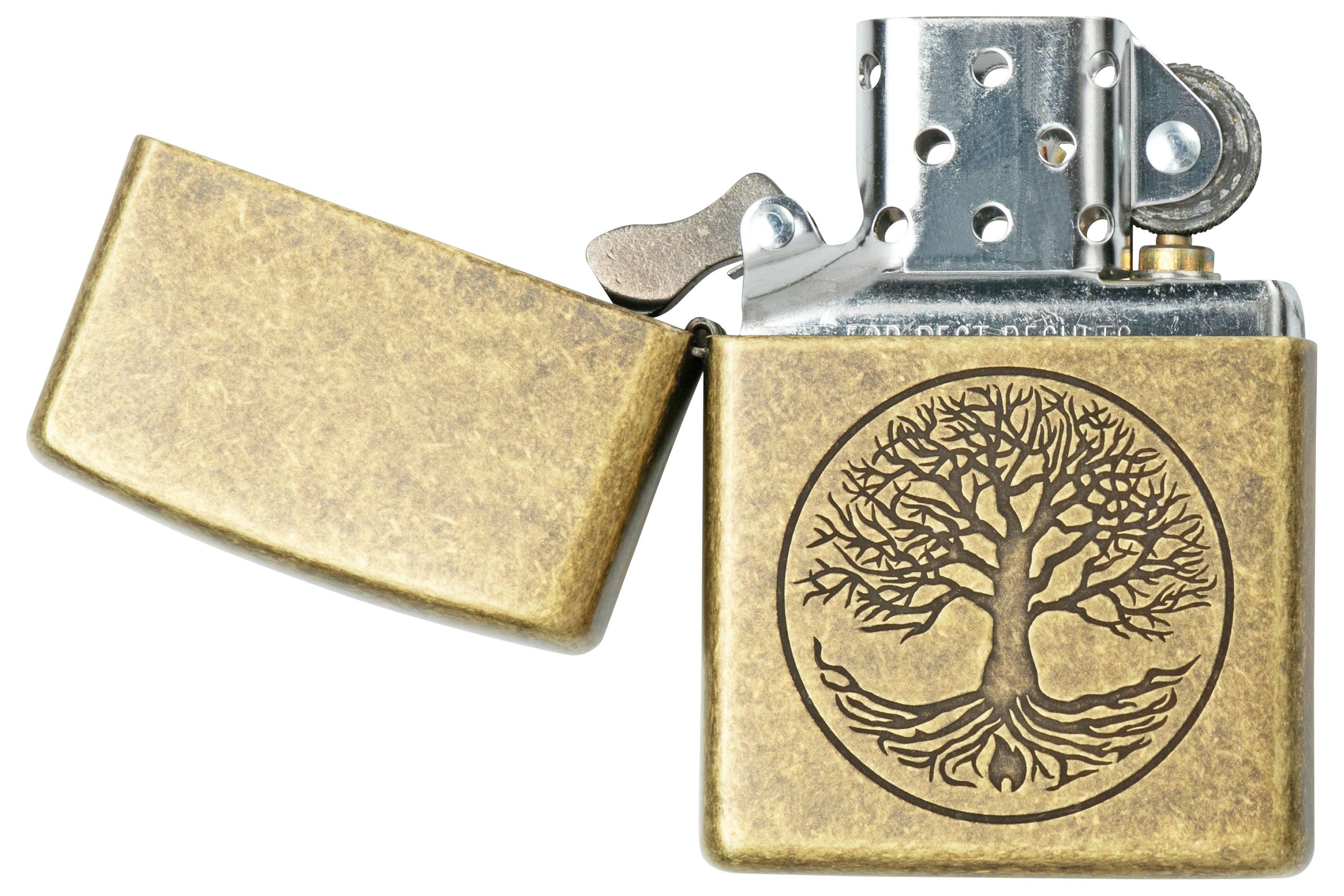 Zippo 201FB Tree of Life 60005187 bronzo, accendino  Fare acquisti  vantaggiosamente su