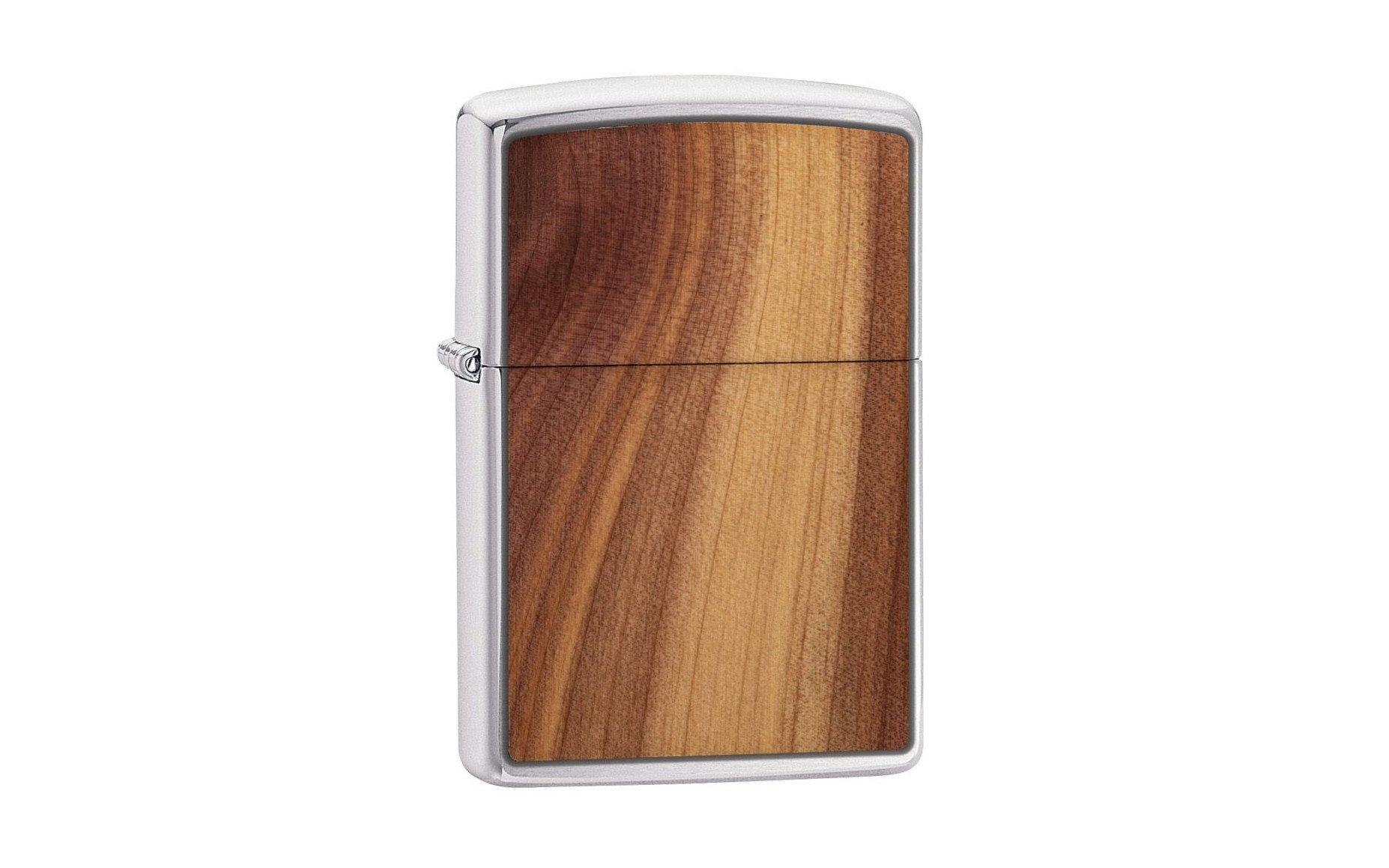 Zippo Woodchuck Cedar Emblem Brushed Chrome 29900-000002, lighter