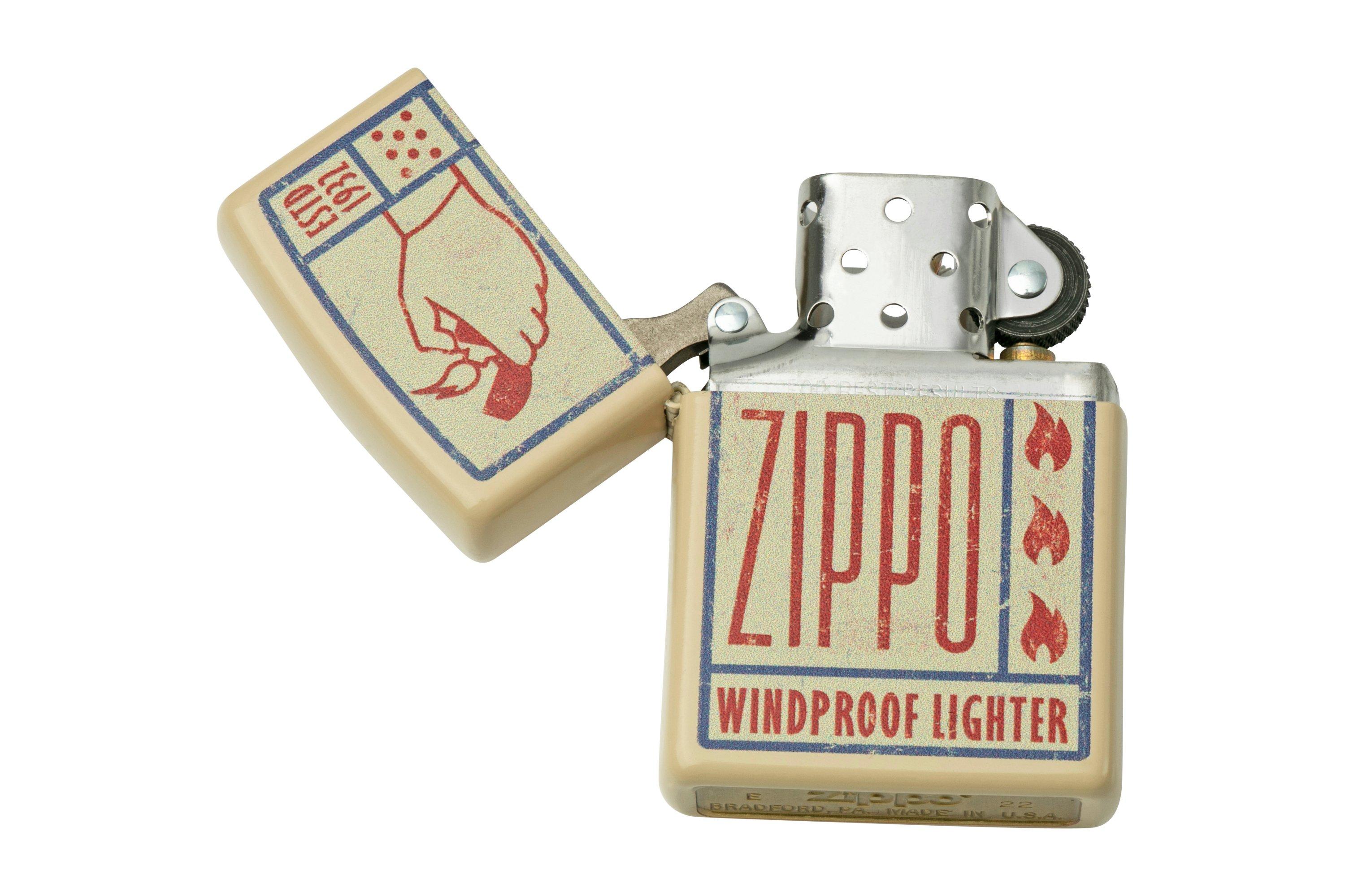 Zippo Flat Sand 49453, briquet Achetez à prix avantageux chez knivesandtools.fr
