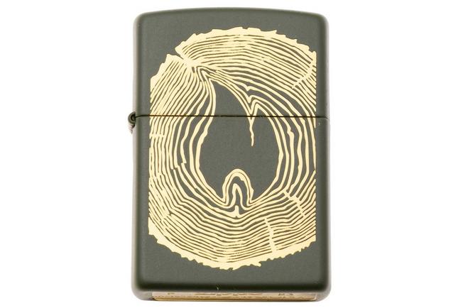 Afbeelding voor Zippo Wood Ring Design Matte 48959-000002, aansteker