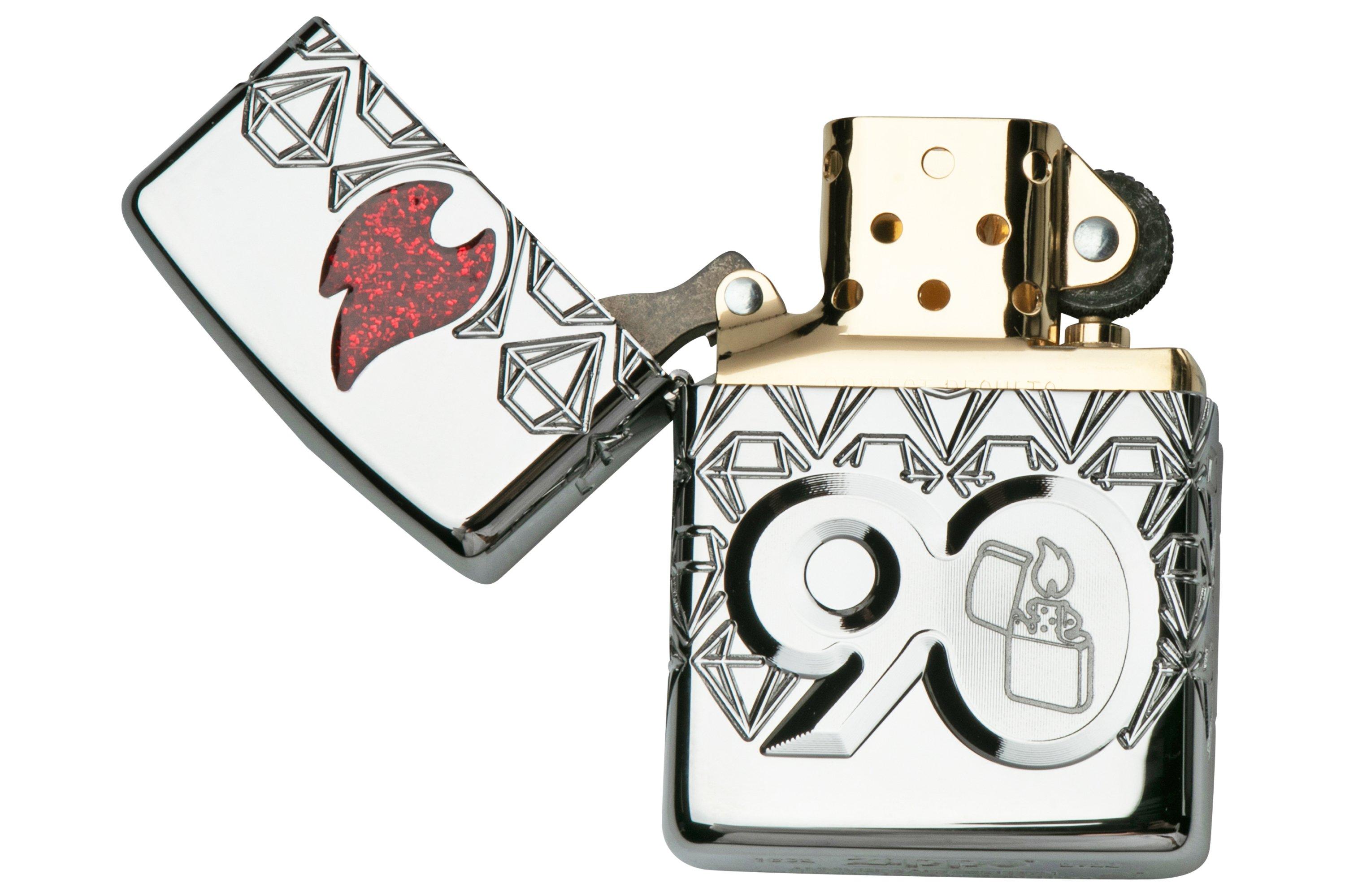 Zippo Lighter 48461 Armor® Zippo 90th Sterling Collectible