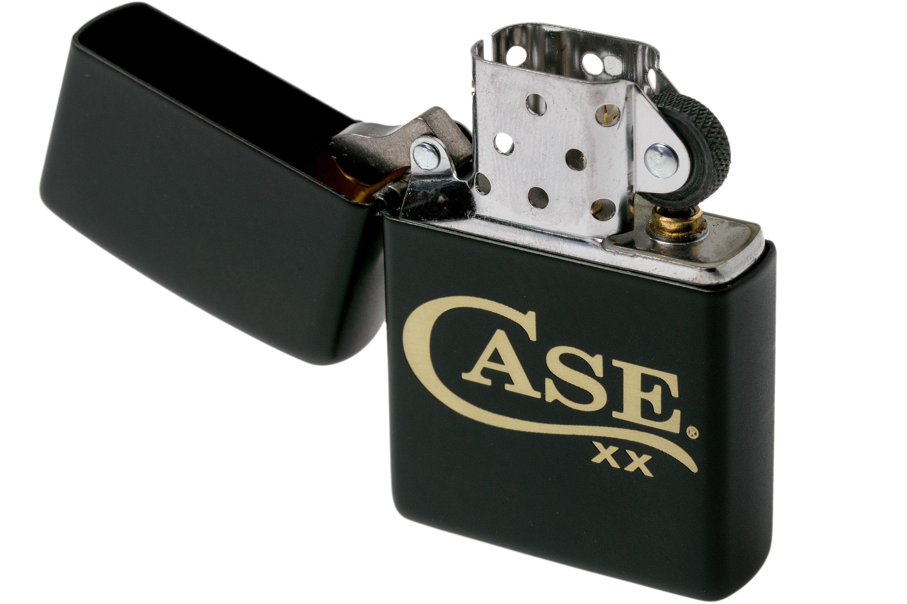 Case Knives Zippo 52478 Matte Black, Case Logo lighter Advantageously