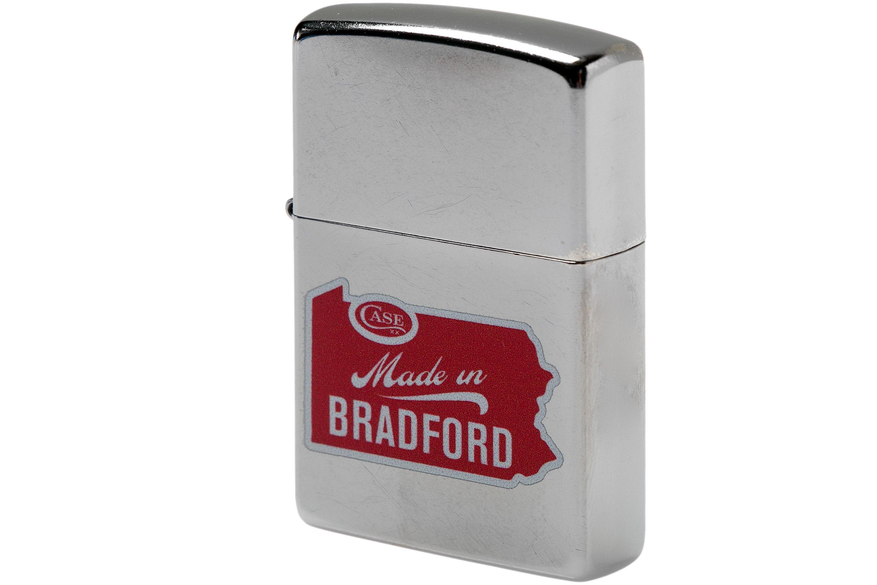 Case Knives Zippo 52479 Chrome, Made In Bradford Logo lighter | Advantageously shopping at Knivesandtools.com Case Knives Zippo 52479 Chrome, Made In Bradford Logo lighter | Advantageously shopping at Knivesandtools.com