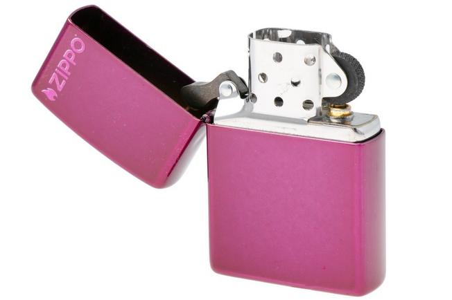 Afbeelding voor Zippo Candy Raspberry with Zippo Logo 60007676, aansteker
