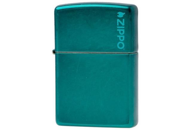Afbeelding voor Zippo Candy Teal with Zippo Logo 60007678, aansteker