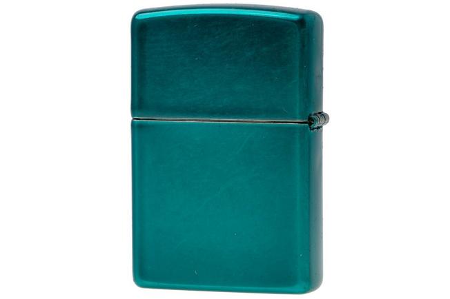 Afbeelding voor Zippo Candy Teal with Zippo Logo 60007678, aansteker