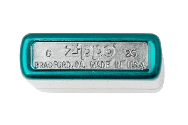 Afbeelding voor Zippo Candy Teal with Zippo Logo 60007678, aansteker