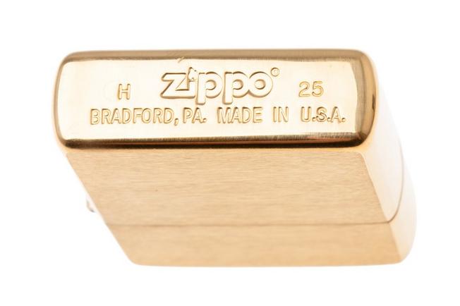 Afbeelding voor Zippo Pattern Design, Brushed Brass 60007688, aansteker