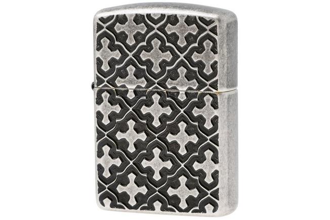 Afbeelding voor Zippo Armor Cross Pattern Design 60007689, aansteker