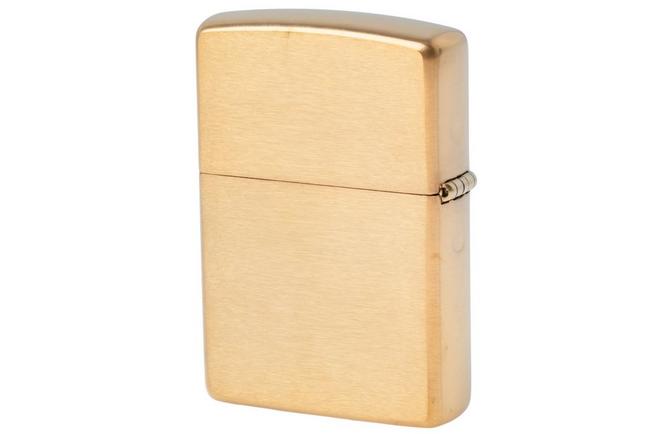 Afbeelding voor Zippo Vintage Zippo Design Brushed Brass 60007703, aansteker