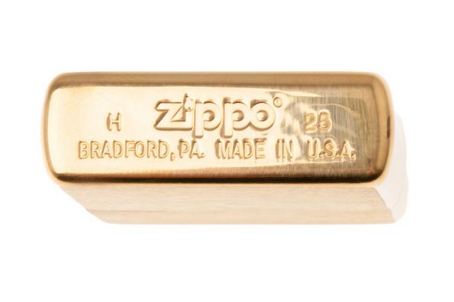 Afbeelding voor Zippo Vintage Zippo Design Brushed Brass 60007703, aansteker