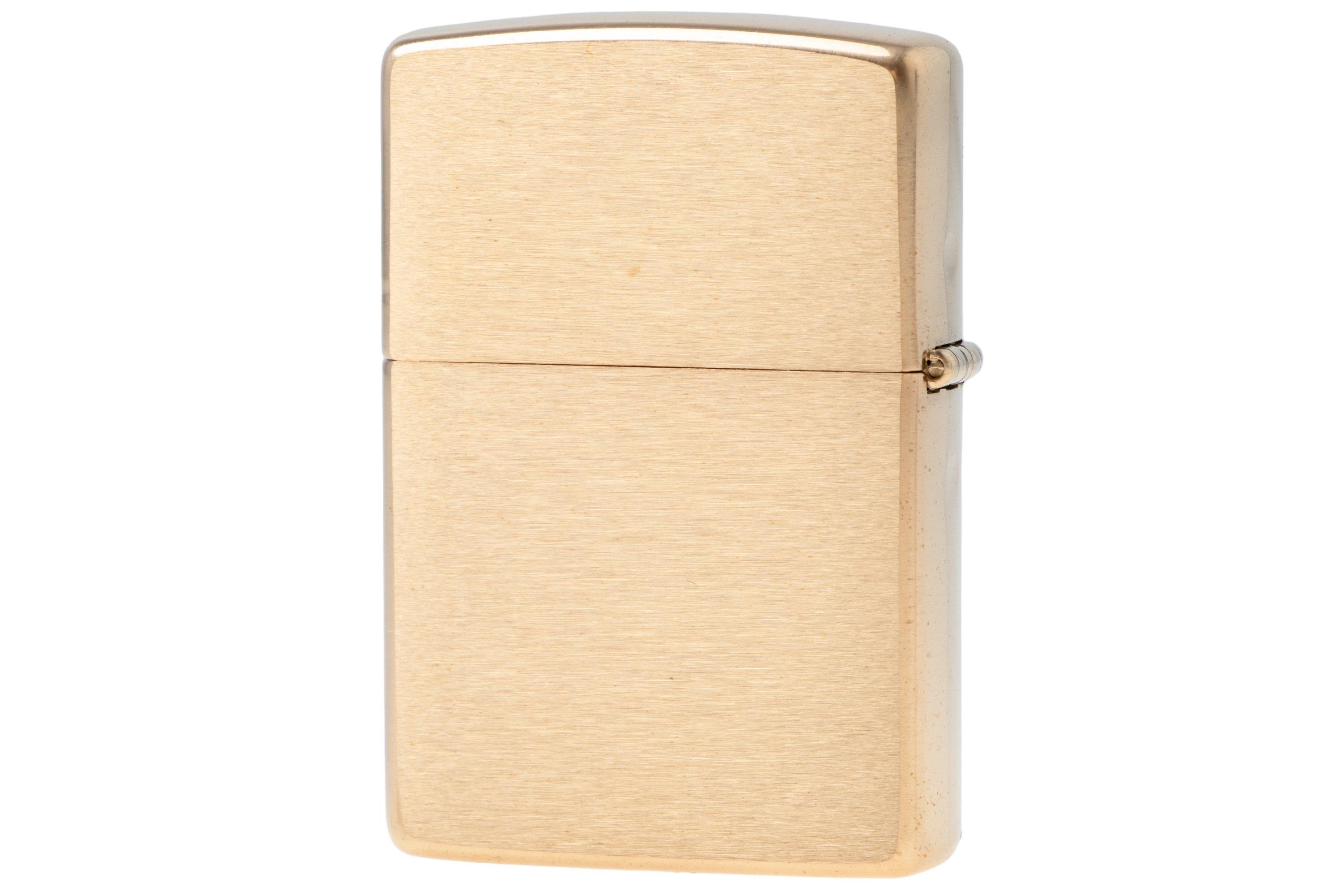 Zippo Vintage Zippo Design Brushed Brass 60007704, lighter ...