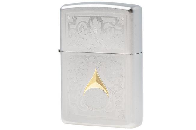Afbeelding voor Zippo Design Satin Chrome 60007733, aansteker