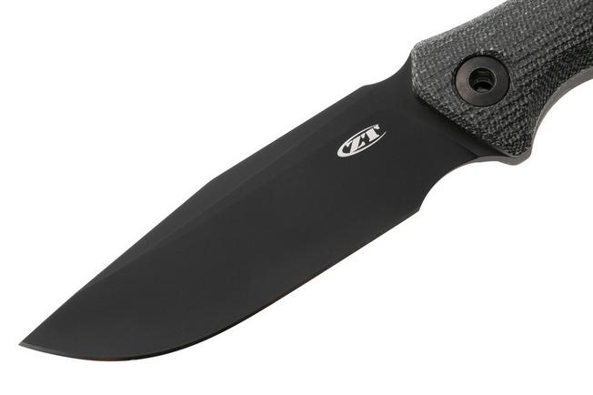 Afbeelding voor Zero Tolerance 0004BLK, Black CPM Cru-Wear, Black Micarta vaststaand mes
