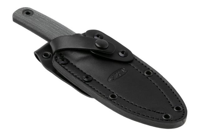 Afbeelding voor Zero Tolerance 0004BLK, Black CPM Cru-Wear, Black Micarta vaststaand mes
