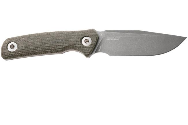 Afbeelding voor Zero Tolerance 0004OL, Stonewashed CPM Cru-Wear, Olive Drab Micarta vaststaand mes