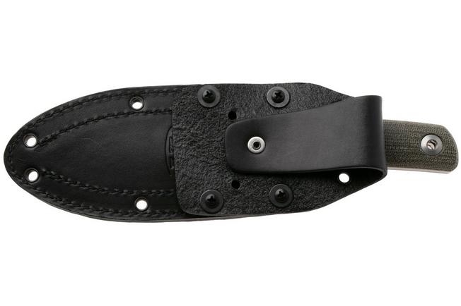 Afbeelding voor Zero Tolerance 0004OL, Stonewashed CPM Cru-Wear, Olive Drab Micarta vaststaand mes