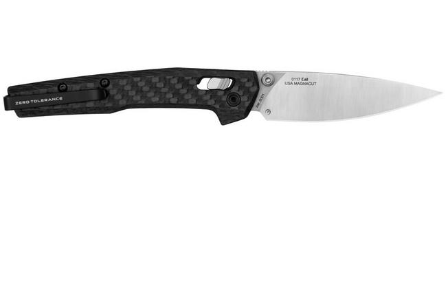 Afbeelding voor Zero Tolerance 0117 Duralock, CPM MagnaCut, Carbon Fiber, zakmes