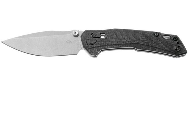 Afbeelding voor Zero Tolerance 0203CF, Stonewashed Böhler M390, Carbonfiber, zakmes, ZT Originals design