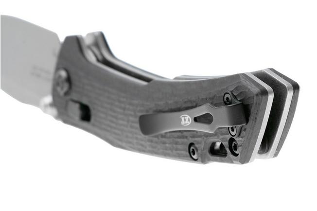 Afbeelding voor Zero Tolerance 0203CF, Stonewashed Böhler M390, Carbonfiber, zakmes, ZT Originals design