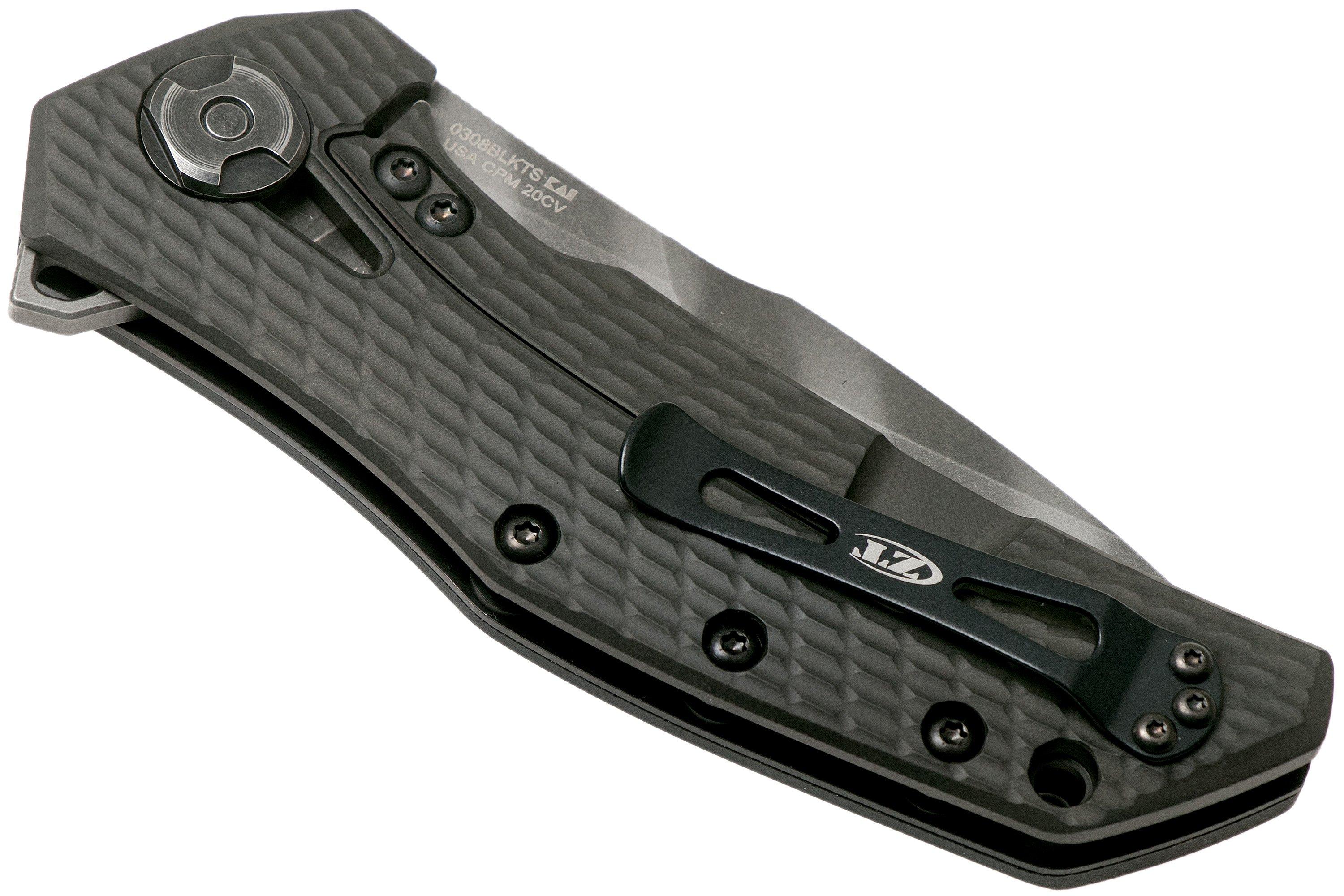 Zero Tolerance 0308BLKTS Black, Tiger Stripe pocket knife