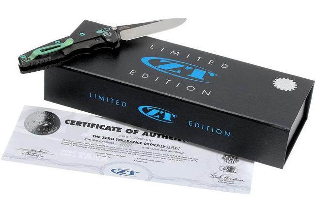Image for Zero Tolerance 0392BLKGRN Factory Custom