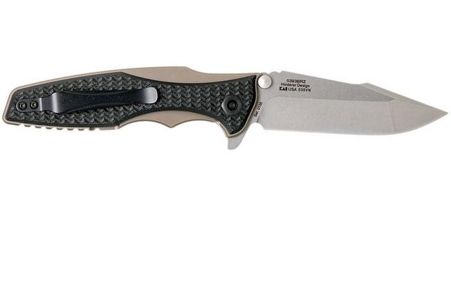 Image for Zero Tolerance 0393BRZ Sprint Run Rick Hinderer design pocket knife
