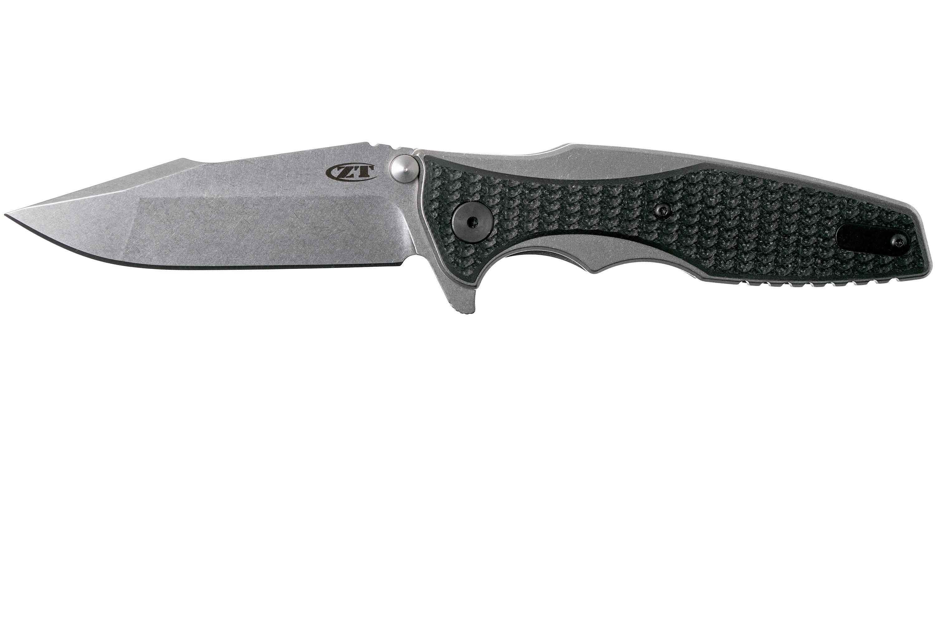 Zero Tolerance 0393SW Stonewashed Sprint Run Rick Hinderer design ...