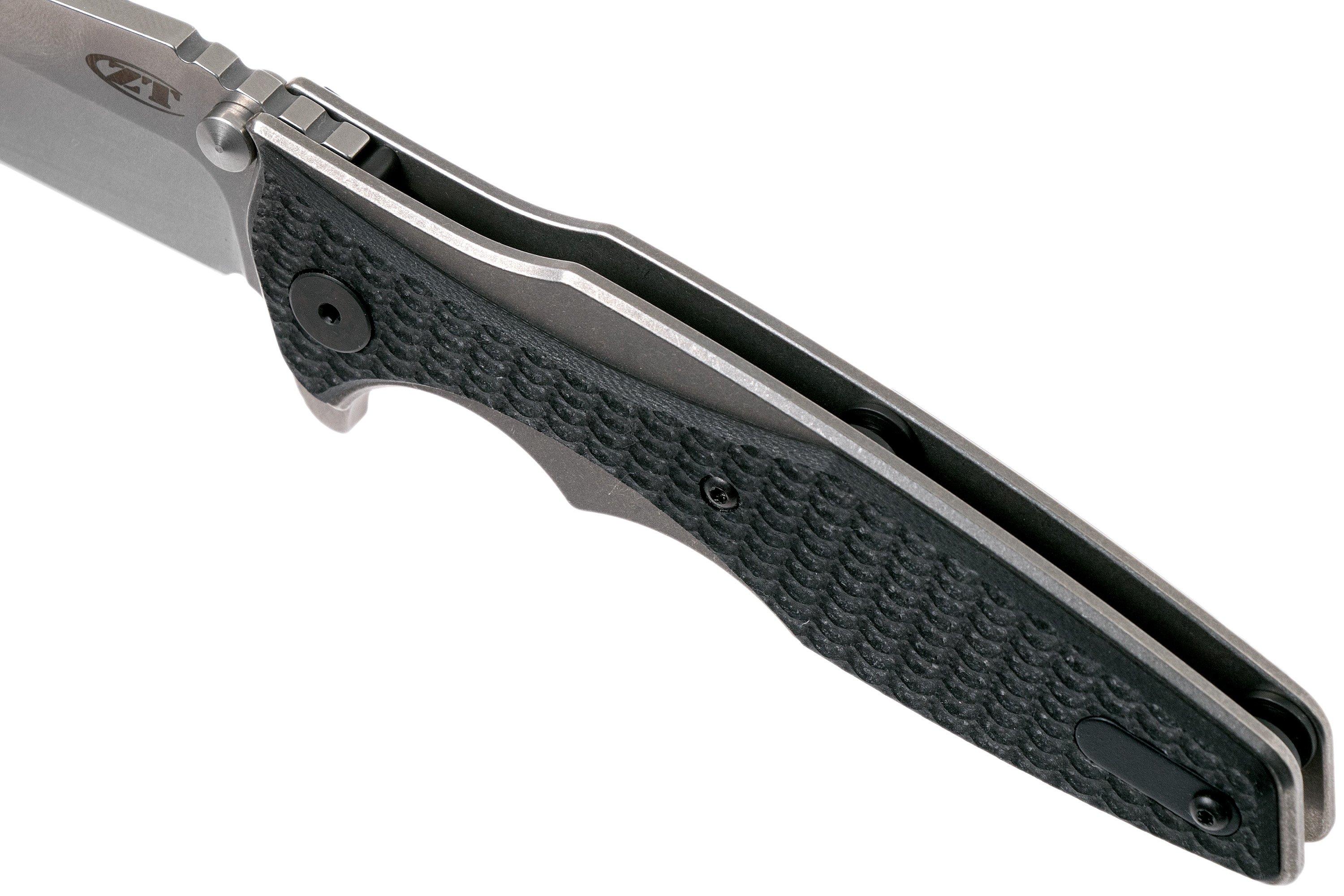 Zero Tolerance 0393SW Stonewashed Sprint Run Rick Hinderer design