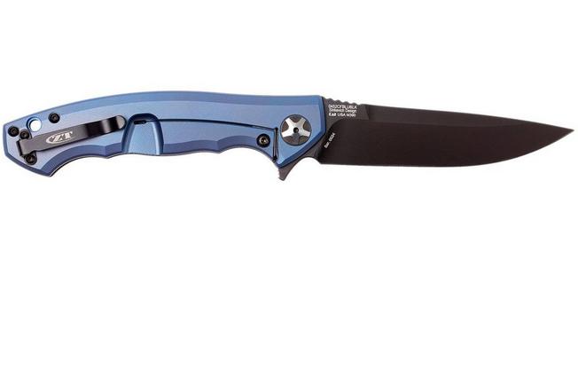 Image for Zero Tolerance 0452CFBLUBLK M390 Sprint Run pocket knife, Sinkevich design